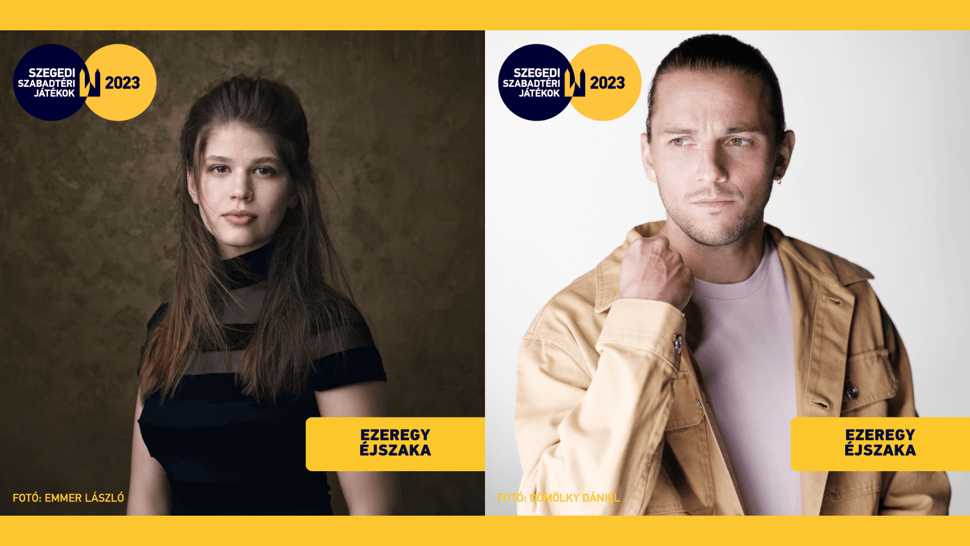 Márkus Luca és Tasnádi Bence az Ezeregy éjszaka ifjú hősei