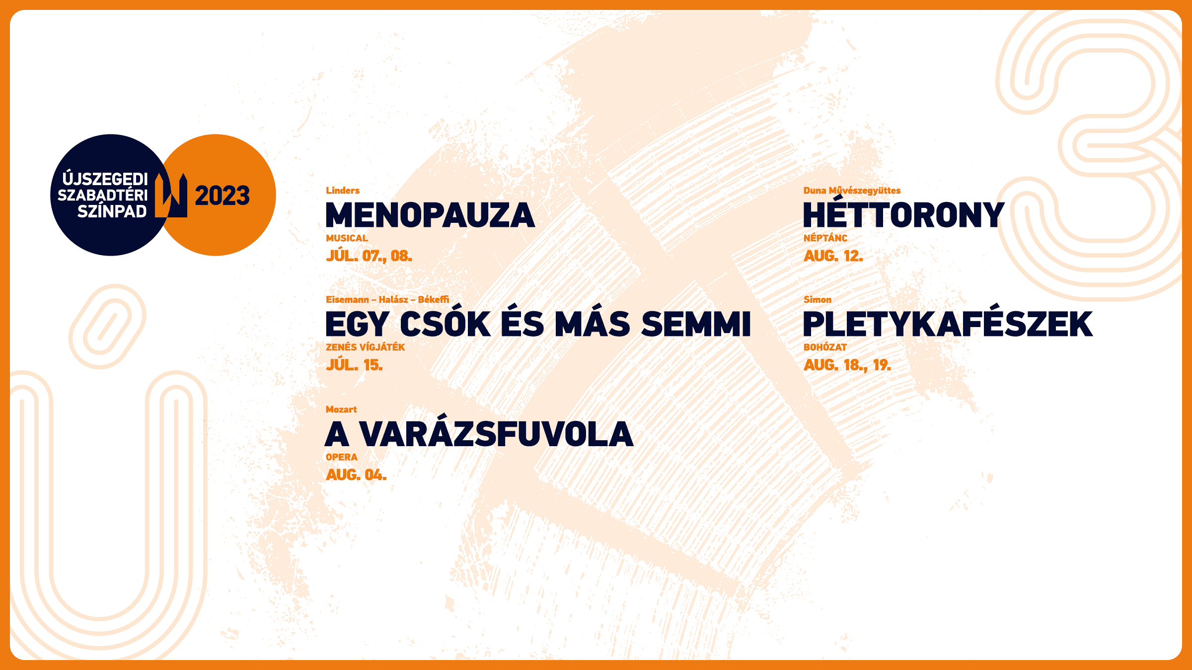 Remek előadások az Újszegedi Szabadtéri Színpadon!