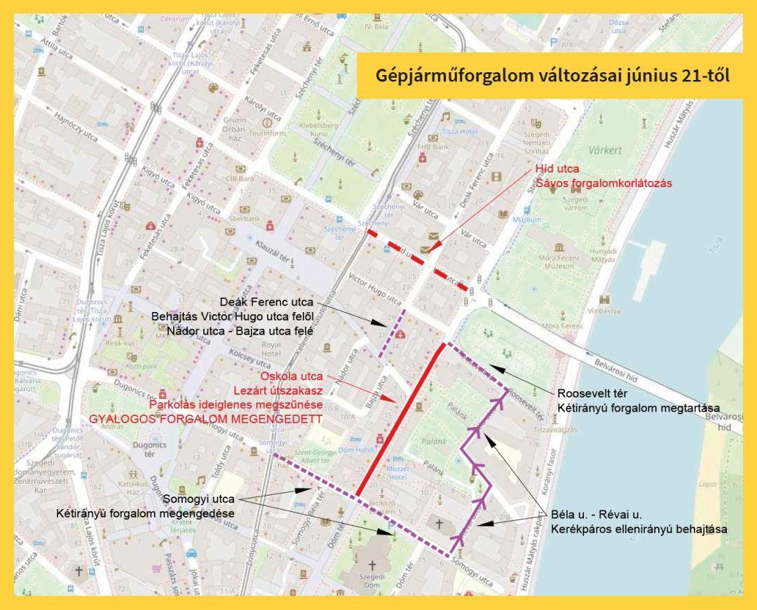 Tájékoztatás a forgalmirend- változásról