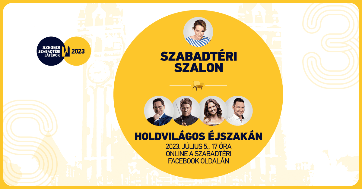 Visszatér Stahl Judit és a Szabadtéri Szalon!